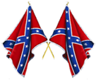 Crossed Confederate Flags
