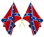 Crossed Confederate Flags